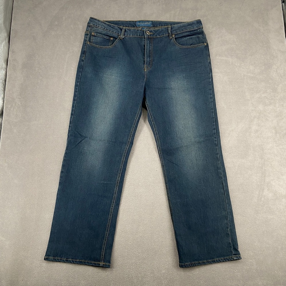 Tricots St. Raphael Jeans Mens 40x30 Blue Denim Cotton Stretch Streetwear Grunge